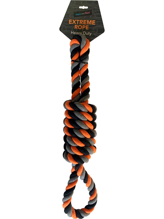 Hem & Boo Extreme Rope Double Loop Heavy Duty Dog Toy