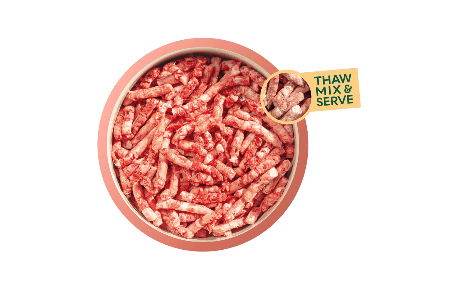 Natures Menu Free Flow Beef Raw Mince For Dogs