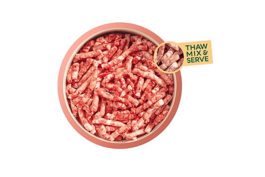 Natures Menu Free Flow Beef Raw Mince For Dogs