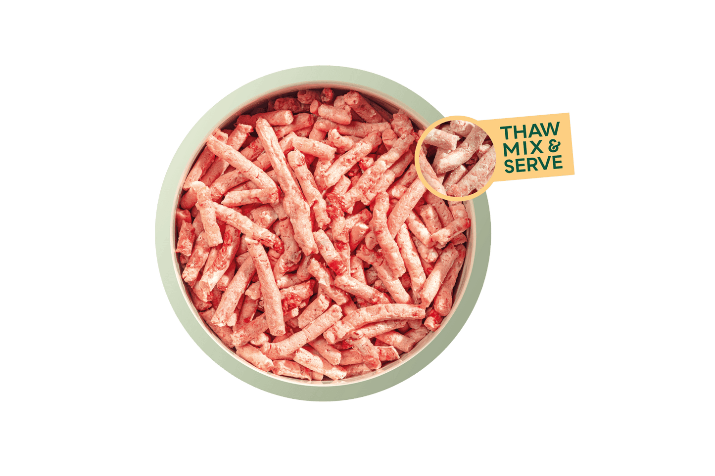 Natures Menu Free Flow Chicken & Lamb Raw Mince For Dogs