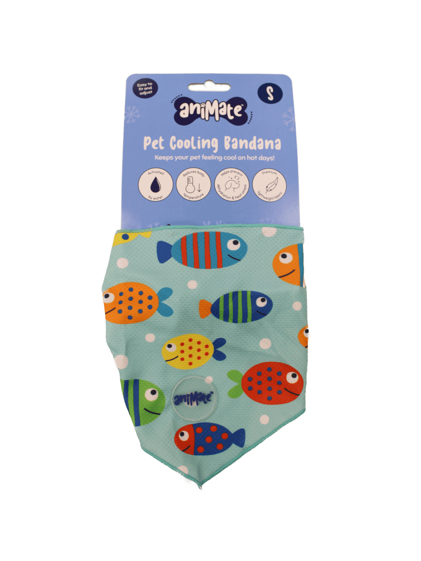 Animate Pet Cooling Bandana - Fish
