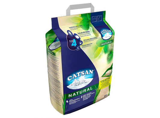 Catsan Natural Biodegradable Plant-Based Clumping Cat Litter