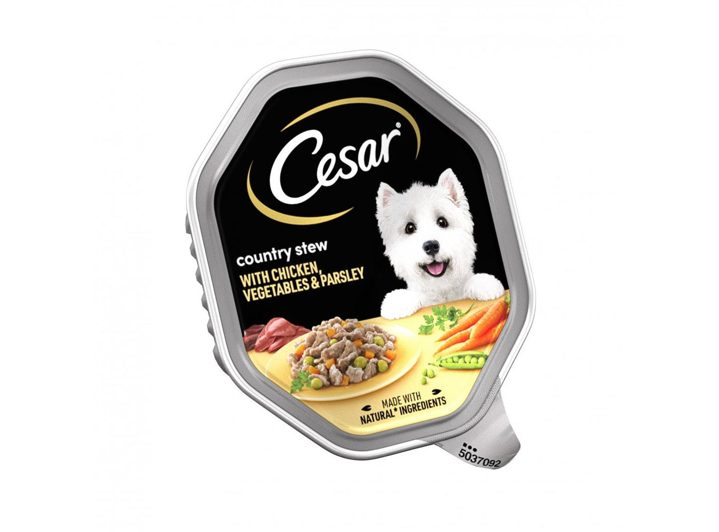 14 X Cesar Country Stew With Chicken Vegetables & Parsley In Gravy Dog Food 150g