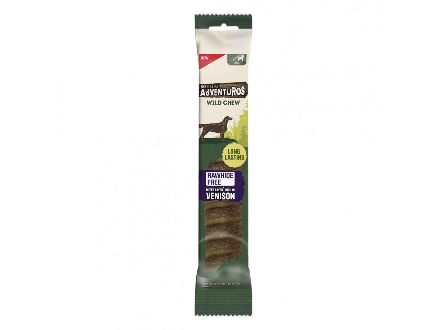 4 X Adventuros Wild Chew Large Dog Treat 200g