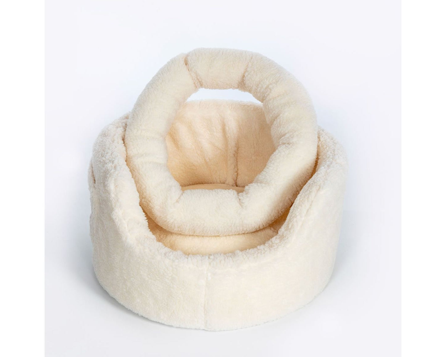 Danish Design Sherpa Fleece Cream My First Bed Puppy Dog Bed