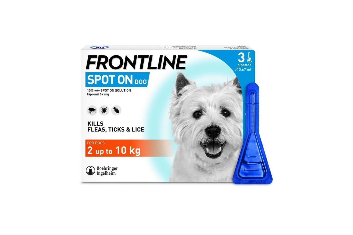 FRONTLINE Spot On Dog Small - 3 Pipettes