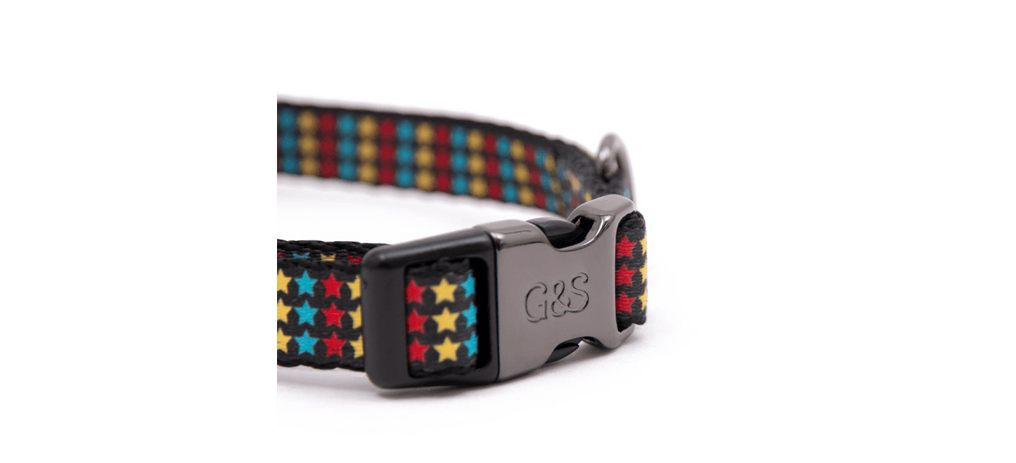 Great&Small Penrose Triple Star Black Collar