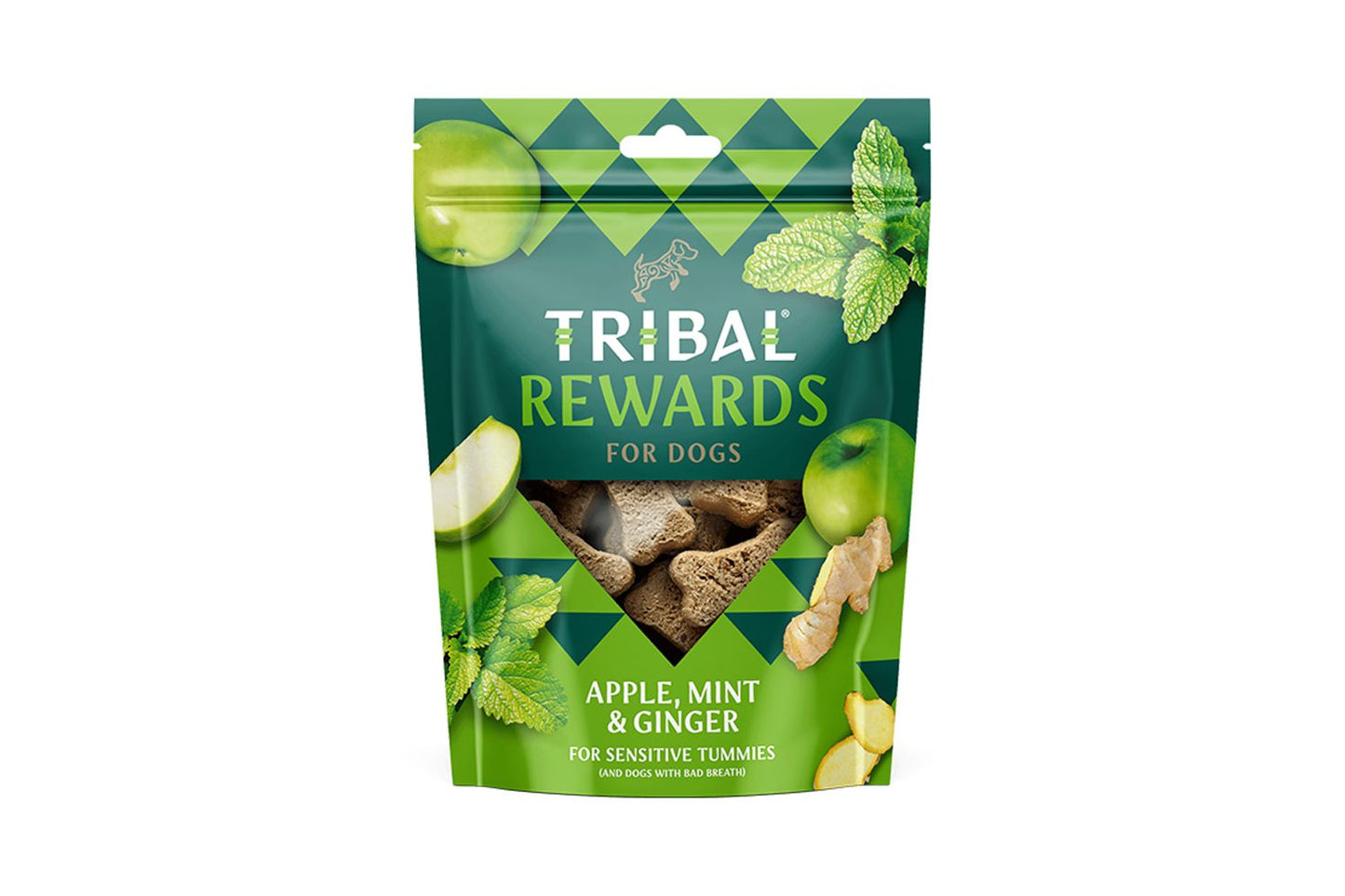 Tribal Rewards Apple, Mint & Ginger Dog Biscuits
