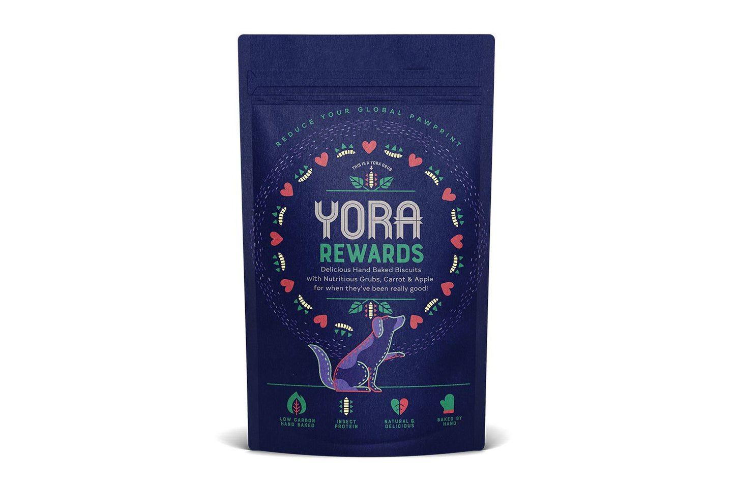 Yora Rewards Carrot & Apple Hand Baked Biscuits For Dogs