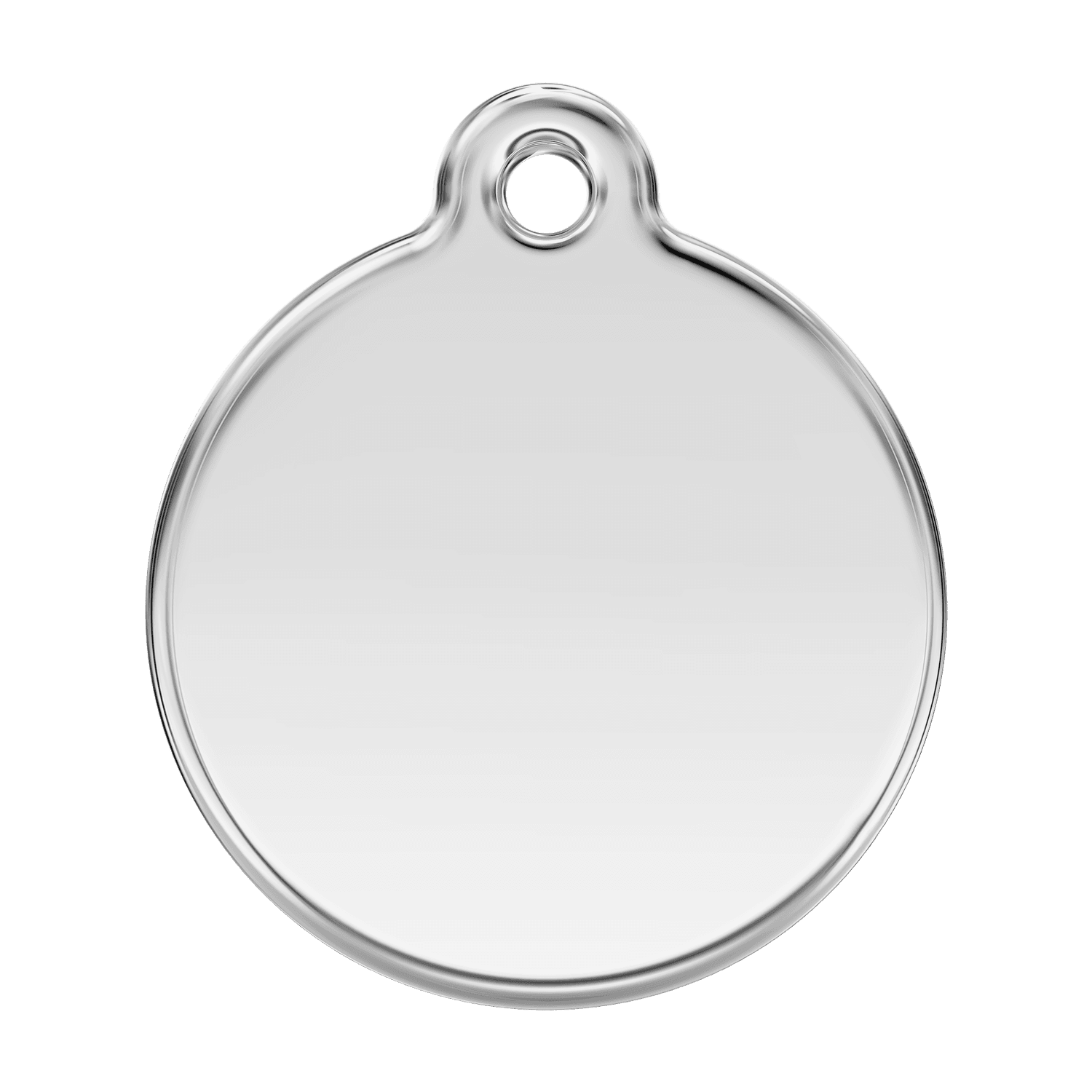  Red Dingo Stainless Steel Engraved Dog Tag Flash Light Blue