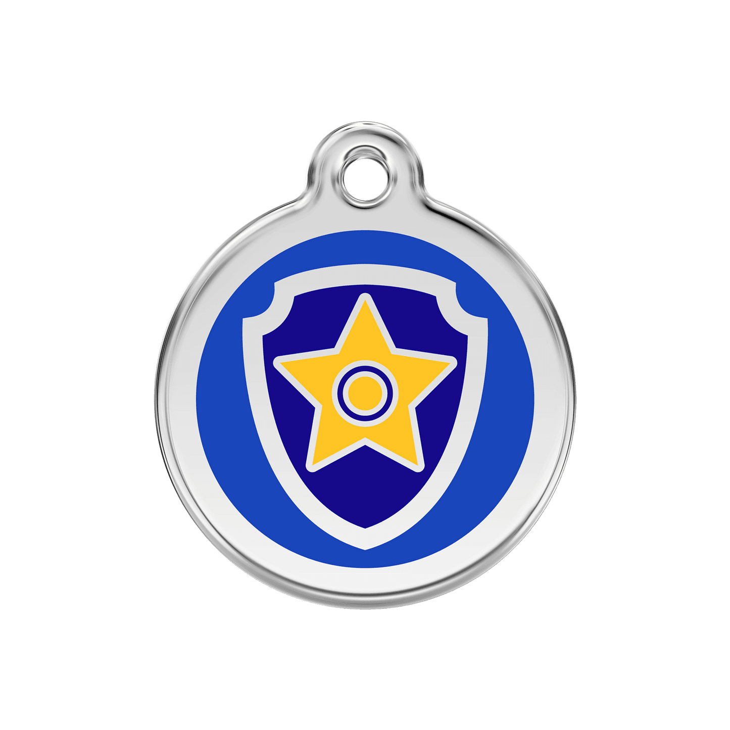  Red Dingo Stainless Steel Engraved Dog Tag Nickelodeon Paw Patrol Chase Navy MED