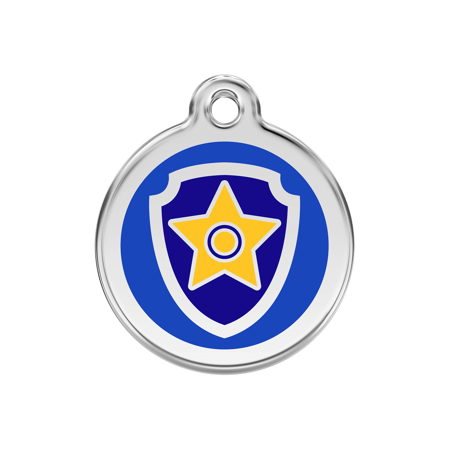  Red Dingo Stainless Steel Engraved Dog Tag Nickelodeon Paw Patrol Chase Navy MED