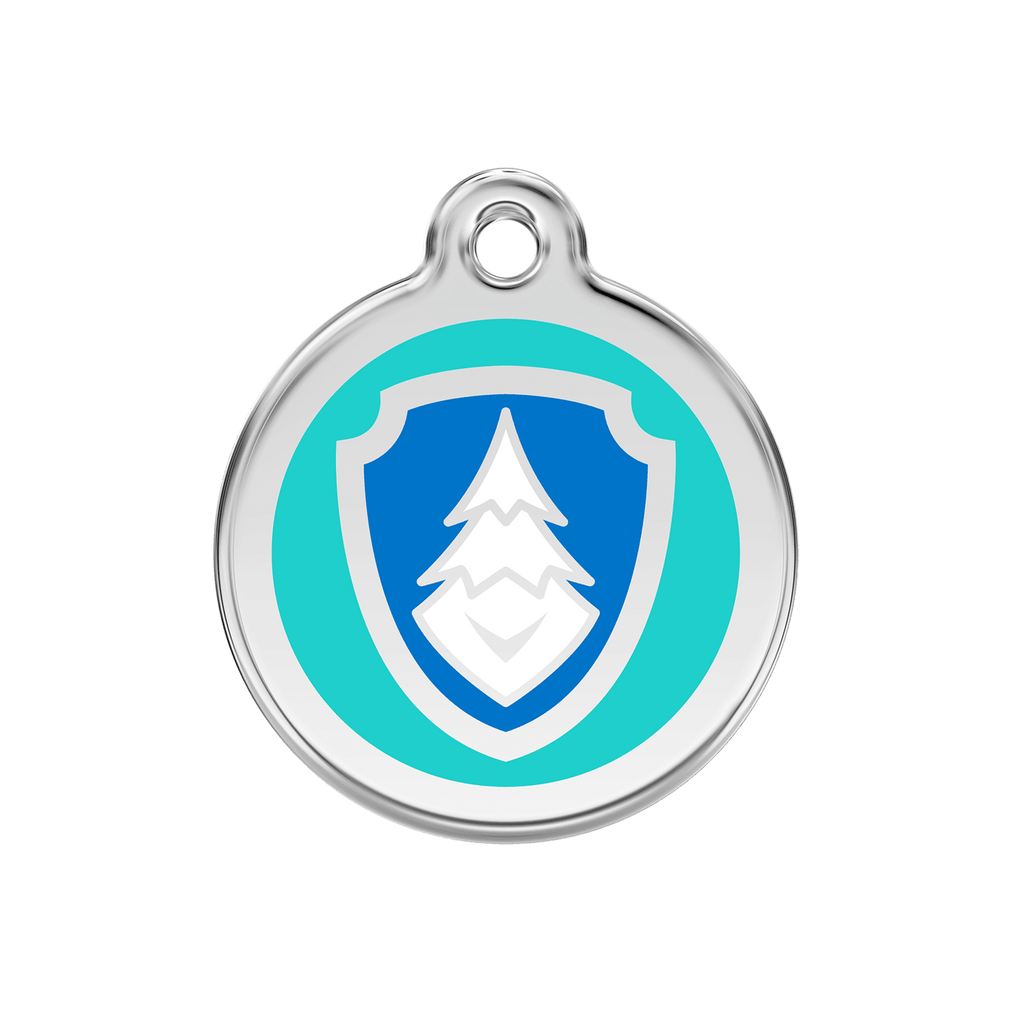 Red Dingo Stainless Steel Engraved Dog Tag Nickelodeon Paw Patrol Everest Aqua MED