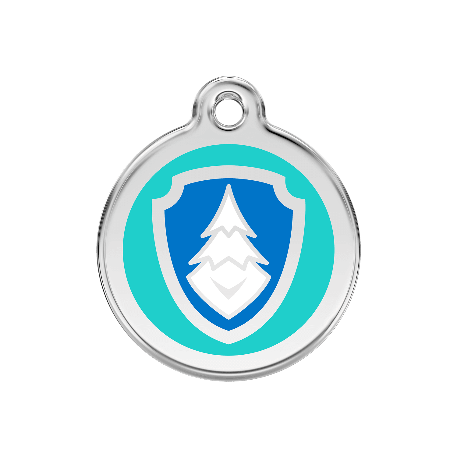  Red Dingo Stainless Steel Engraved Dog Tag Nickelodeon Paw Patrol Everest Aqua MED