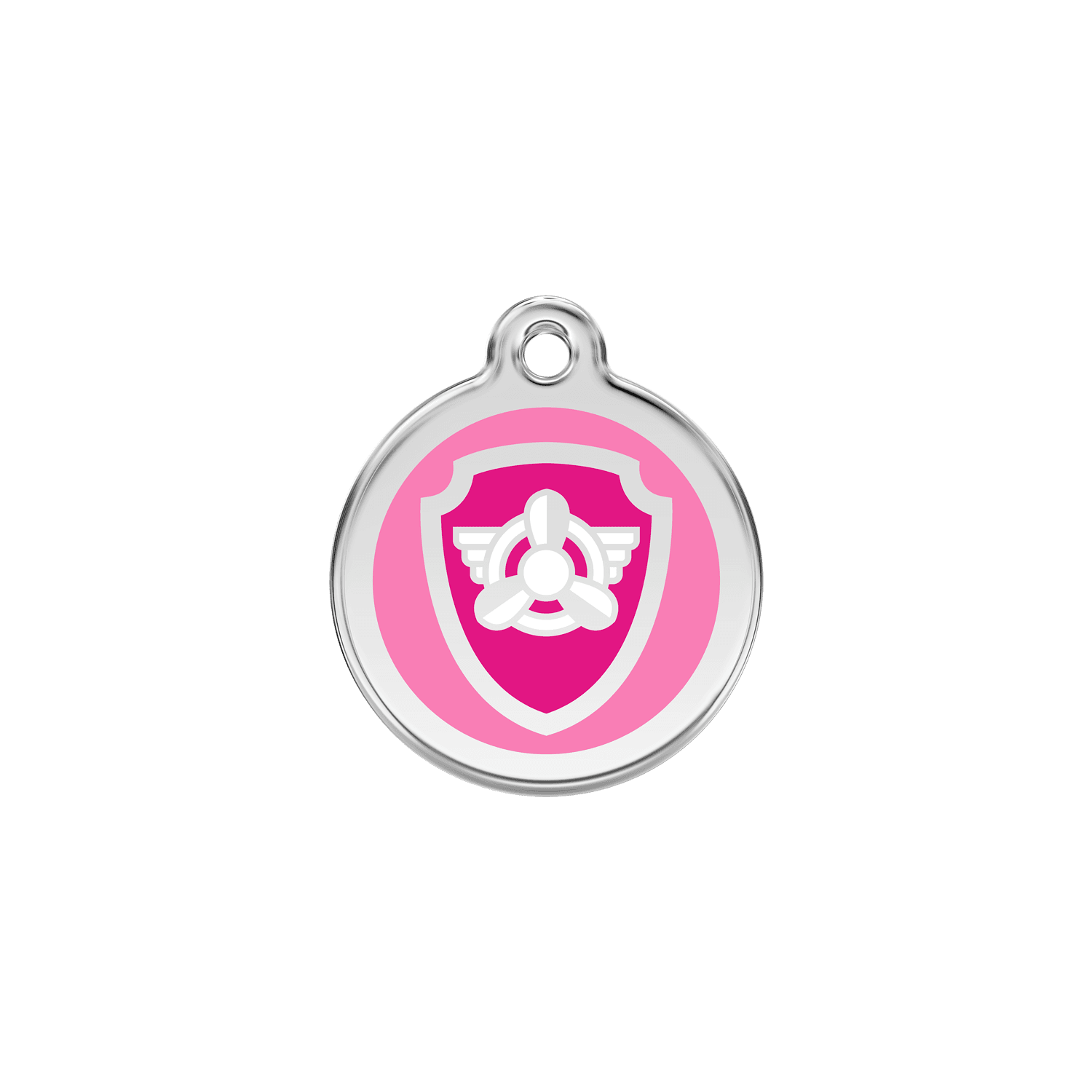  Red Dingo Stainless Steel Engraved Dog Tag Nickelodeon Paw Patrol Skye Tag Pink SML