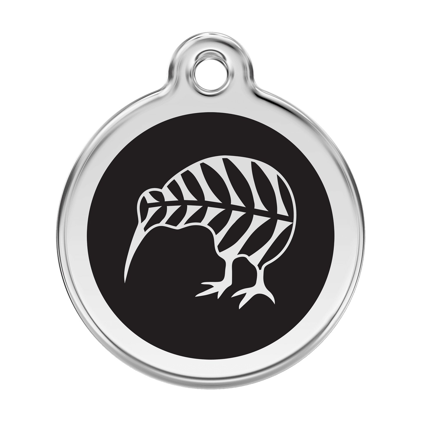  Red Dingo Stainless Steel Engraved Dog Tag Kiwi
