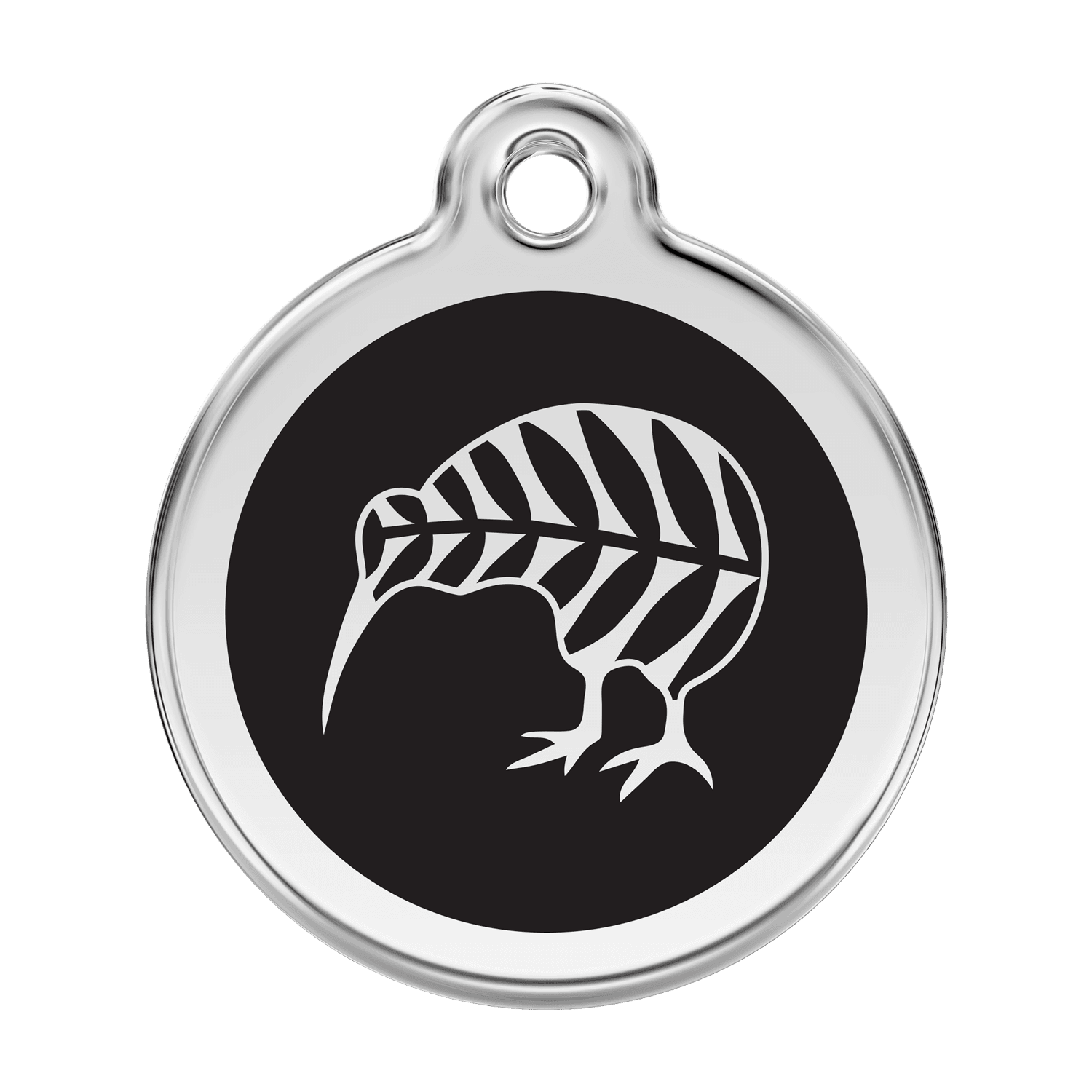  Red Dingo Stainless Steel Engraved Dog Tag Kiwi