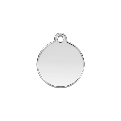  Red Dingo Stainless Steel Engraved Cat Tag Fish Yellow
