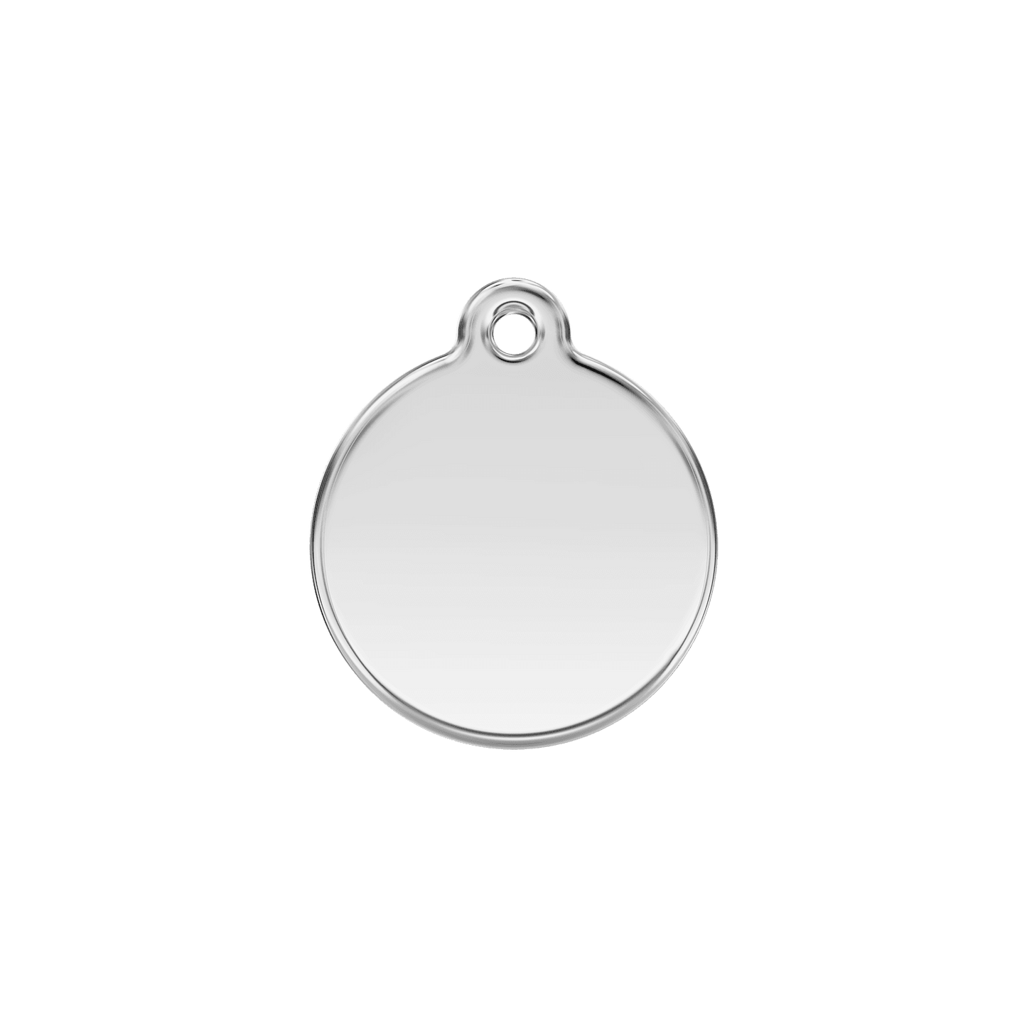  Red Dingo Stainless Steel Engraved Cat Tag Fish Bowl Hot Pink