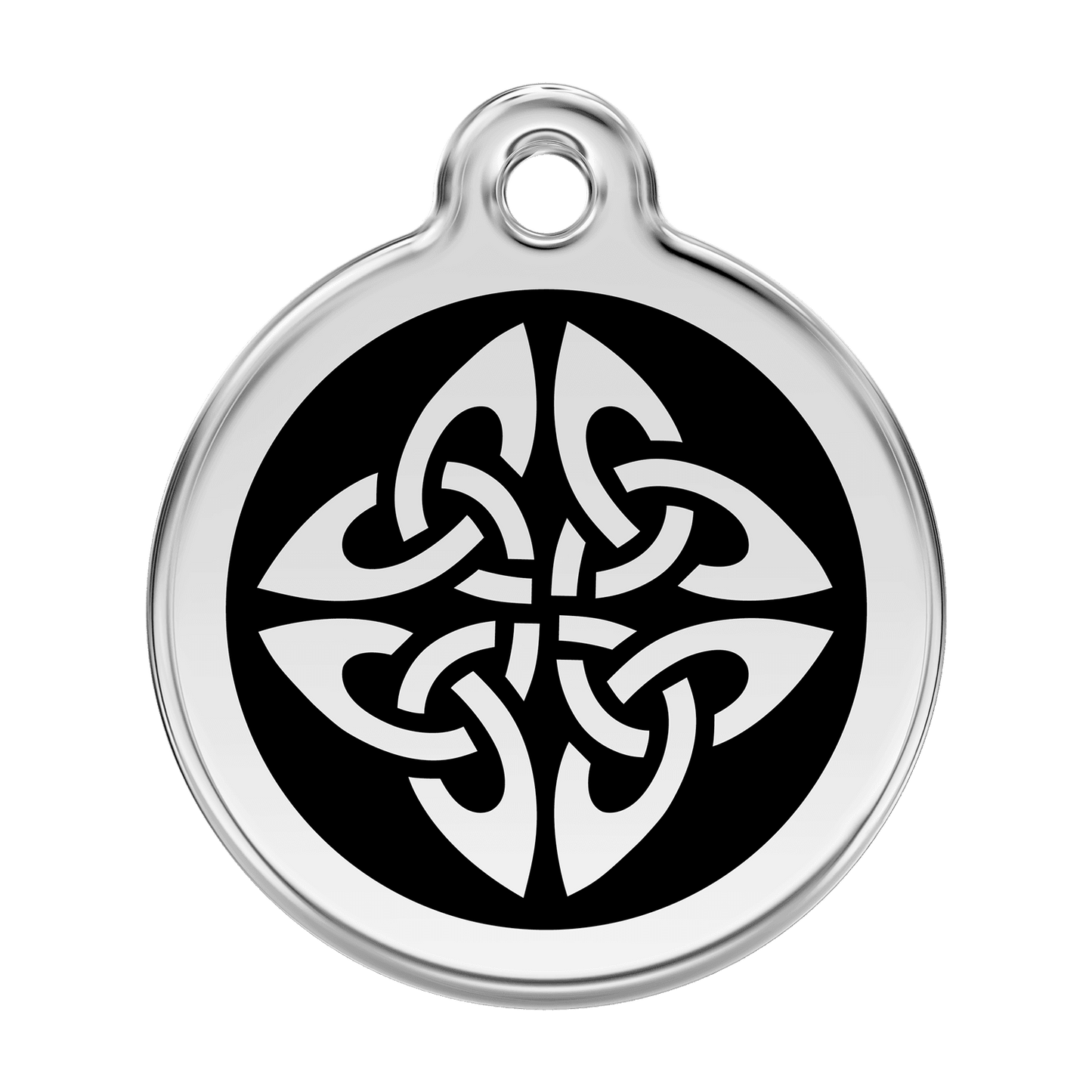  Red Dingo Stainless Steel Engraved Dog Tag Tribal Arrows Black