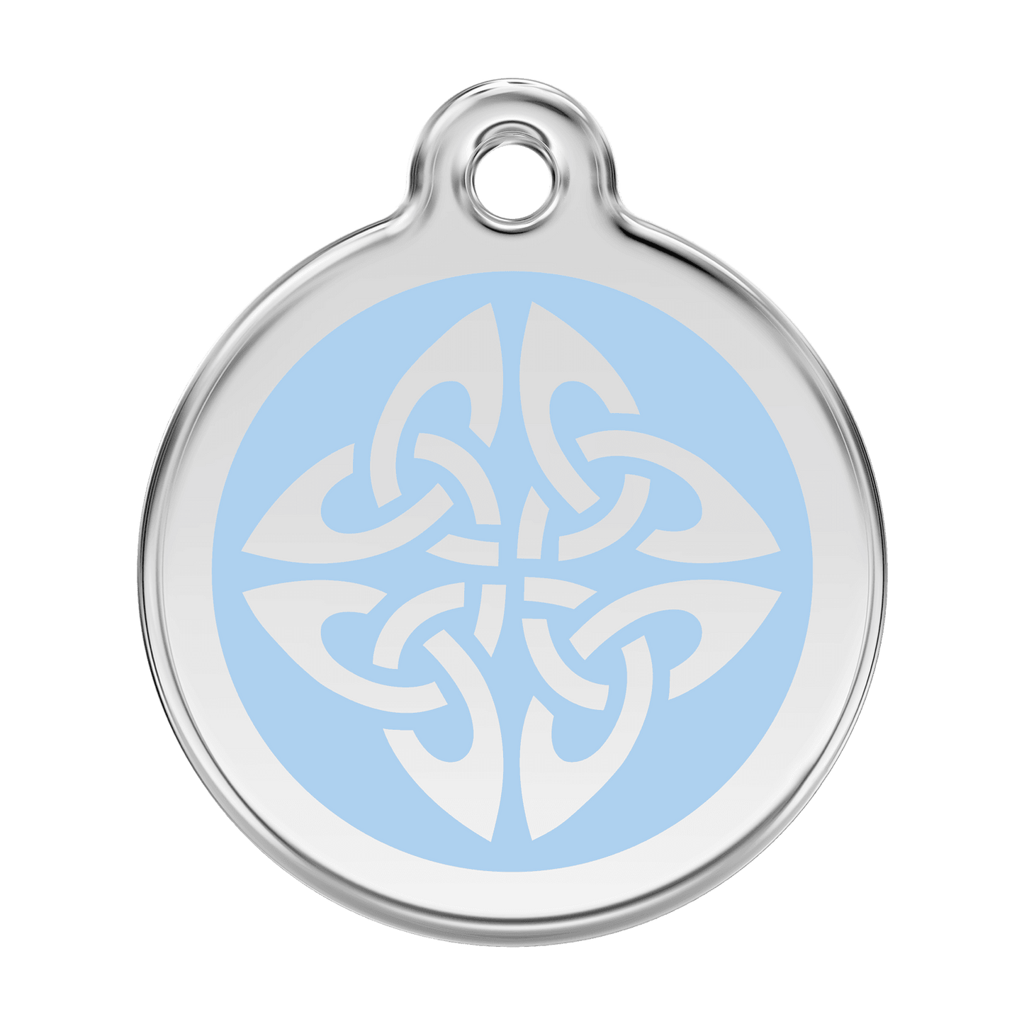  Red Dingo Stainless Steel Engraved Dog Tag Tribal Arrows Light Blue