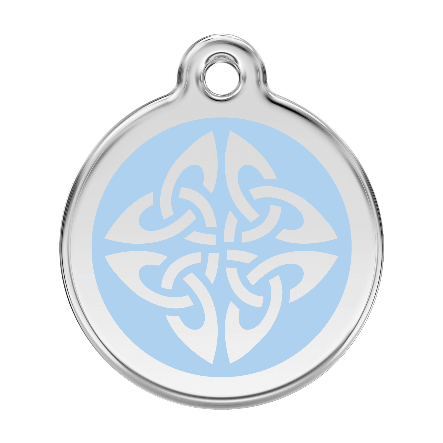  Red Dingo Stainless Steel Engraved Dog Tag Tribal Arrows Light Blue