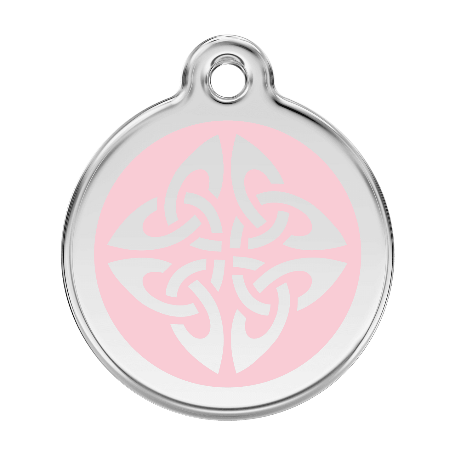  Red Dingo Stainless Steel Engraved Dog Tag Tribal Arrows Pink