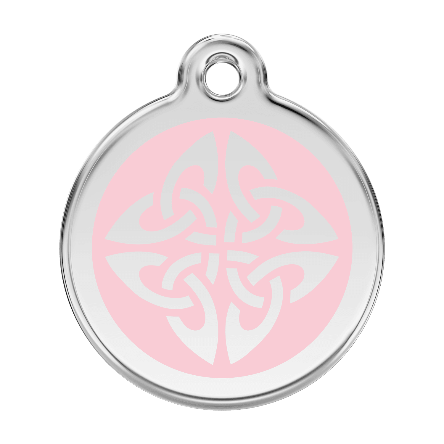  Red Dingo Stainless Steel Engraved Dog Tag Tribal Arrows Pink