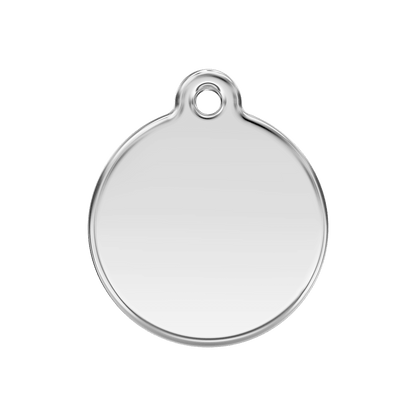  Red Dingo Stainless Steel Engraved Dog Tag Angel Wings Pink