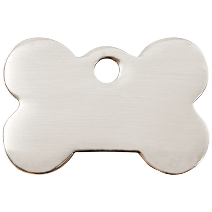  Red Dingo Stainless Steel Engraved Dog Tag Bone