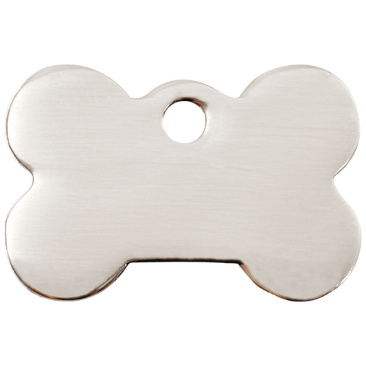  Red Dingo Stainless Steel Engraved Dog Tag Bone