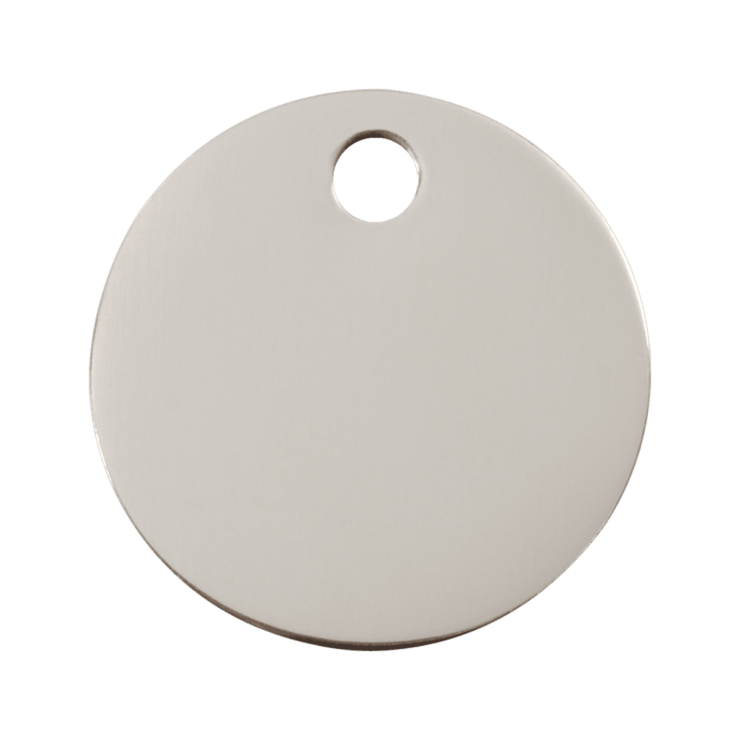  Red Dingo Stainless Steel Engraved Dog Tag Circle