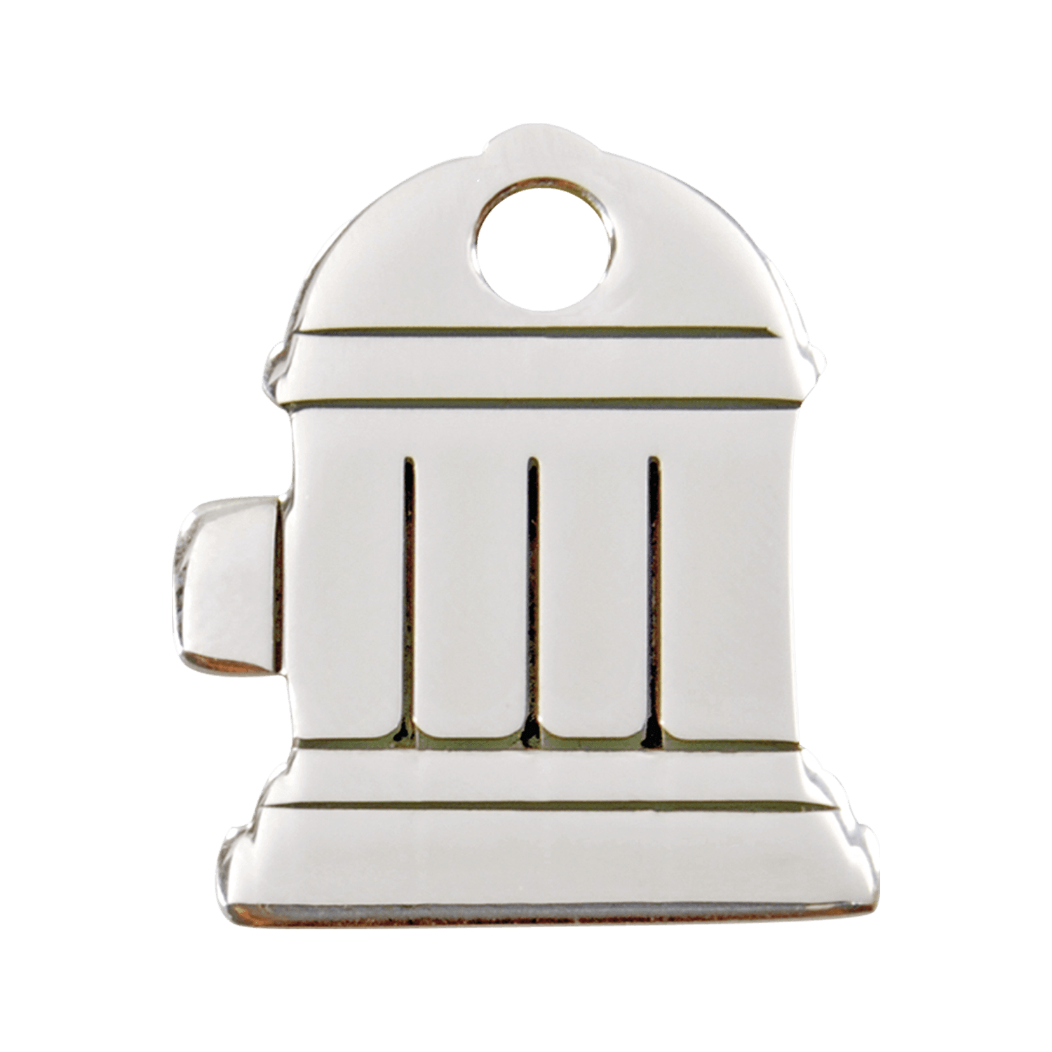  Red Dingo Stainless Steel Engraved Dog Tag Fire Hydrant