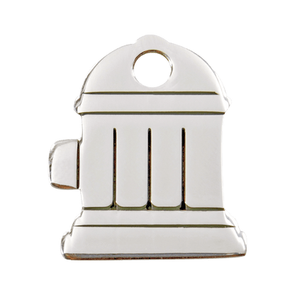  Red Dingo Stainless Steel Engraved Dog Tag Fire Hydrant