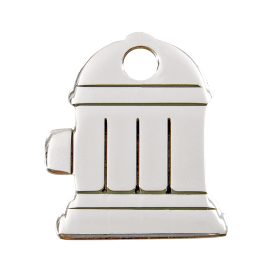  Red Dingo Stainless Steel Engraved Dog Tag Fire Hydrant