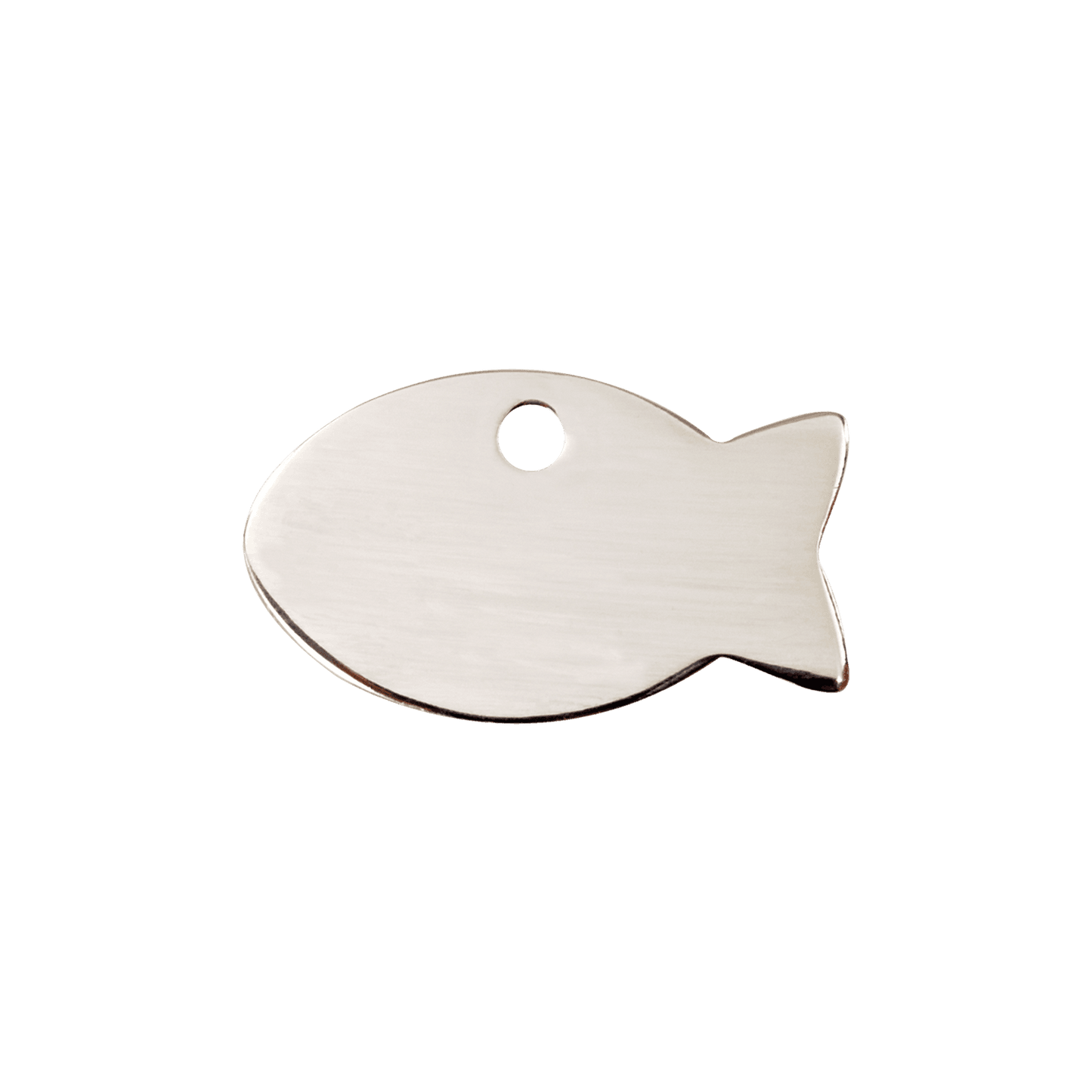  Red Dingo Stainless Steel Engraved Cat Tag Fish