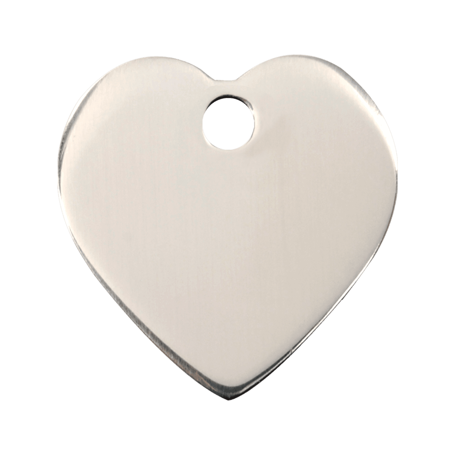  Red Dingo Stainless Steel Engraved Dog Tag Heart