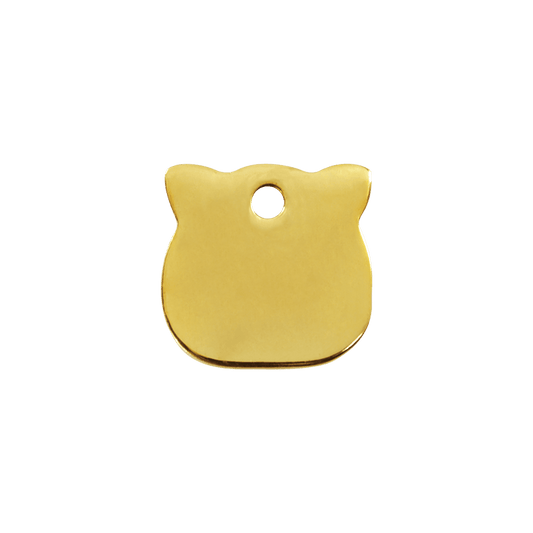  Red Dingo Engraved Brass Cat Tag Cat