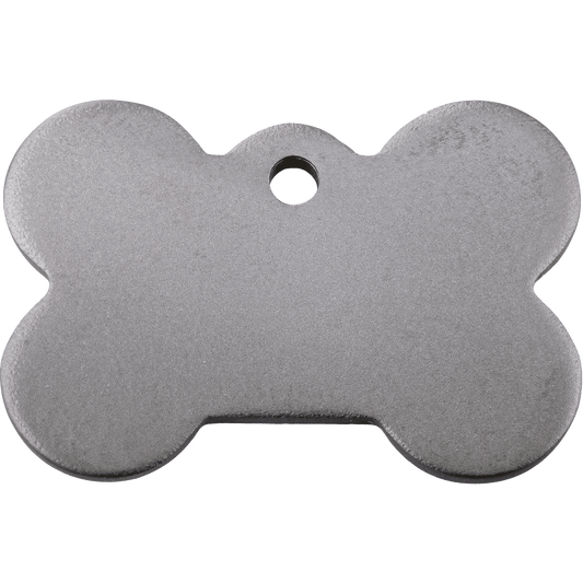  Red Dingo Titanium Engraved Dog Tag Bone