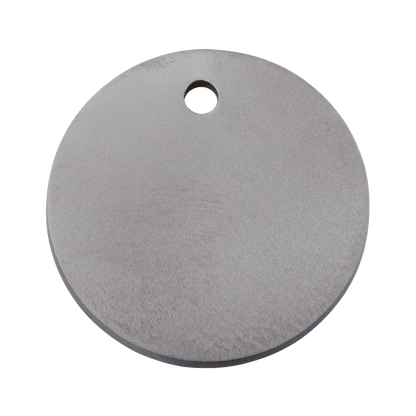  Red Dingo Titanium Engraved Dog Tag Circle