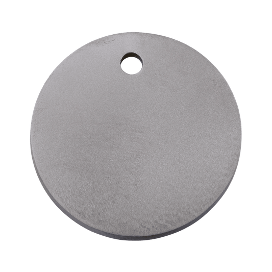  Red Dingo Titanium Engraved Dog Tag Circle