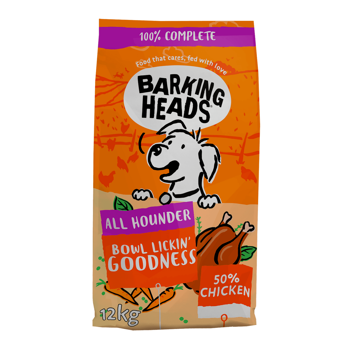  Barking Heads All Hounder Bowl Lickin' Goodness Chicken Dry Dog Food
