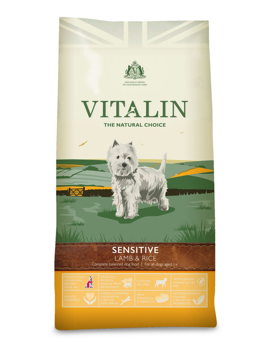  Vitalin Natural Sensitive Lamb & Rice Dog Food