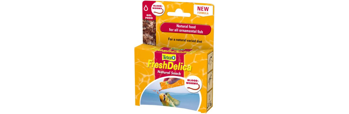  Tetra Fresh Delica Bloodworms (16x3g Sachets)