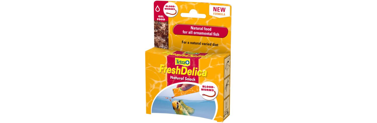  Tetra Fresh Delica Bloodworms (16x3g Sachets)