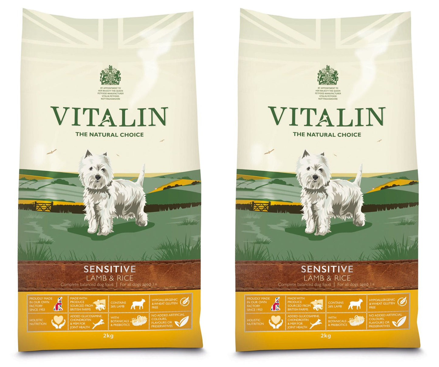  Vitalin Natural Sensitive Lamb & Rice Dog Food