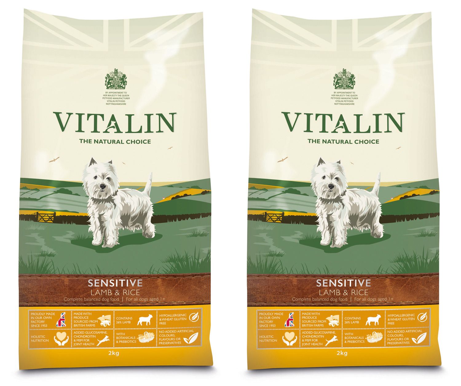  Vitalin Natural Sensitive Lamb & Rice Dog Food