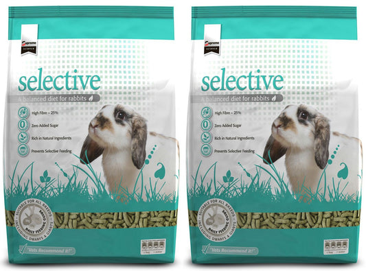  2 X 10kg Supreme Science Selective Aniseed & Fenugreek Rabbit Food Multibuy
