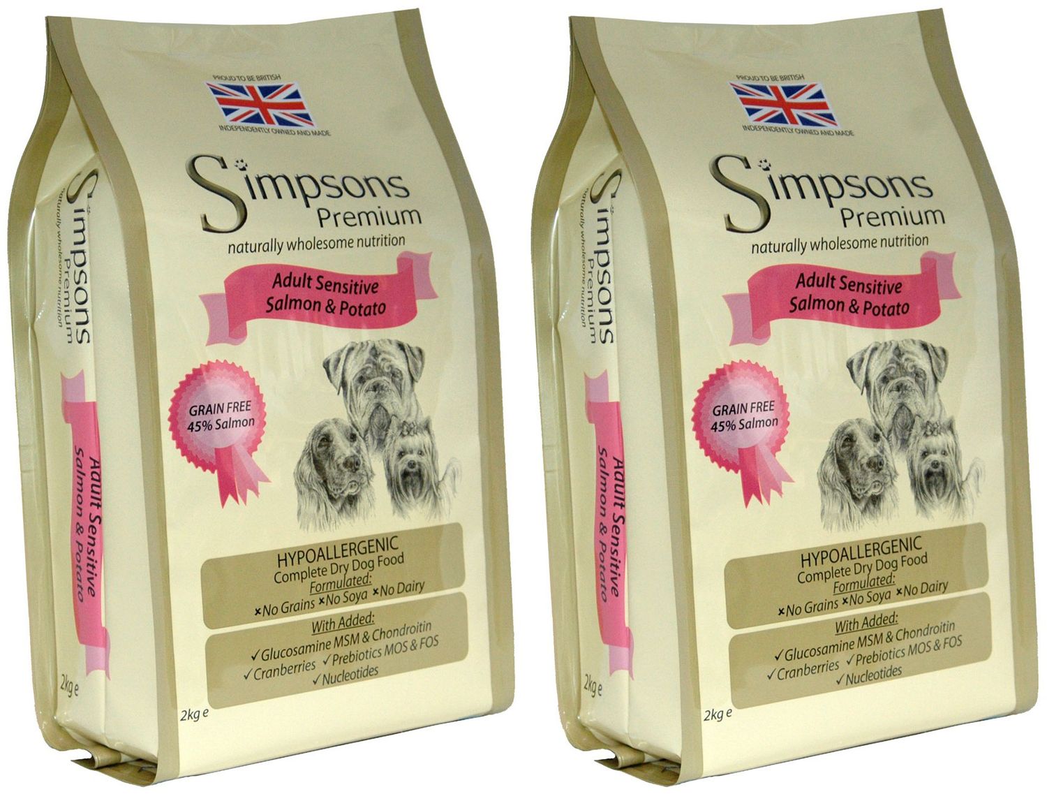  Simpsons Premium Adult Sensitive Salmon & Potato Dry Dog Food