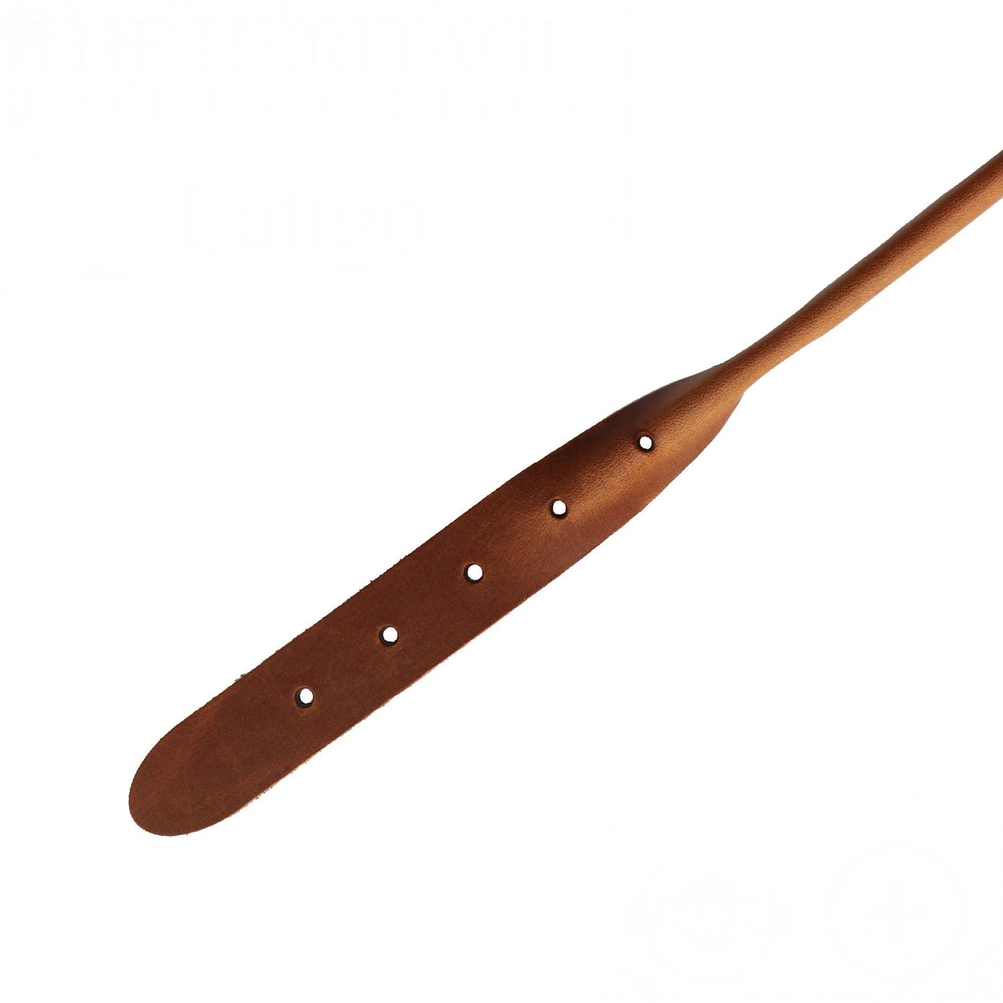  Ancol Heritage Leather Round Chestnut Sewn Collar